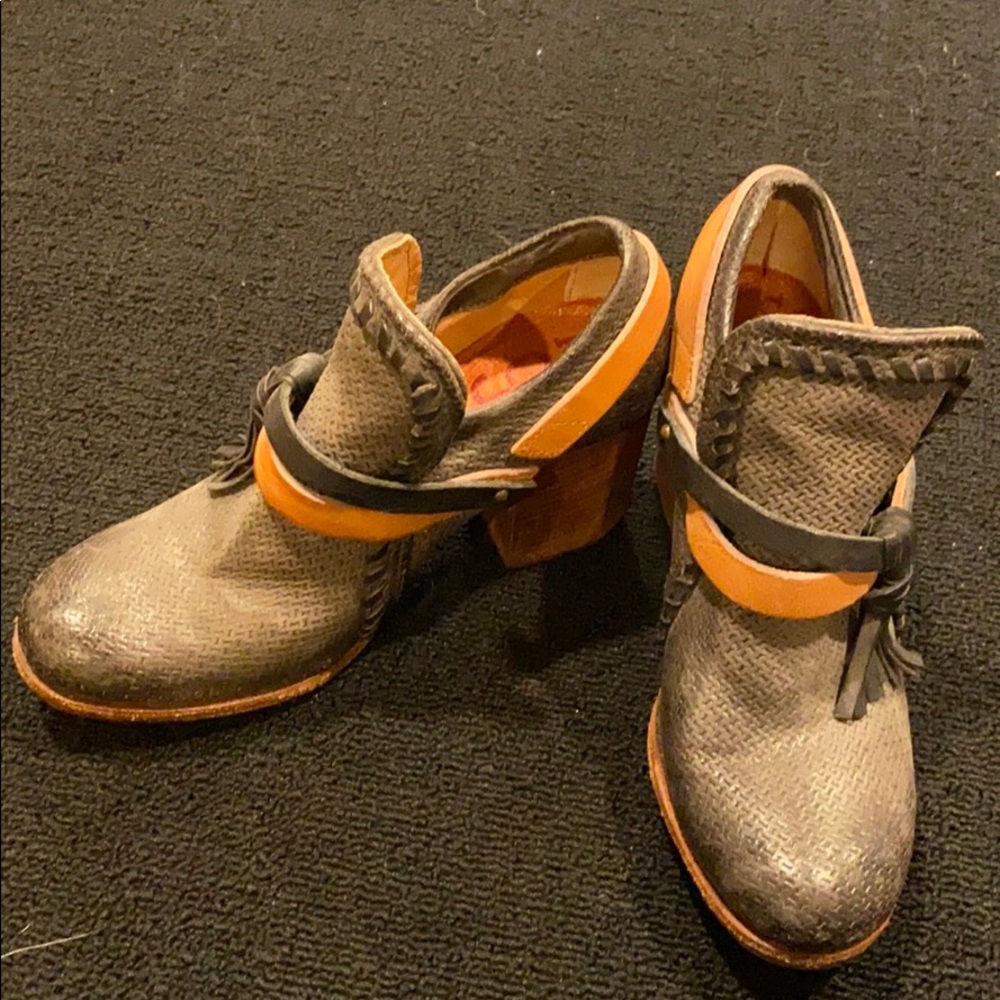 A.S 98 leather booties